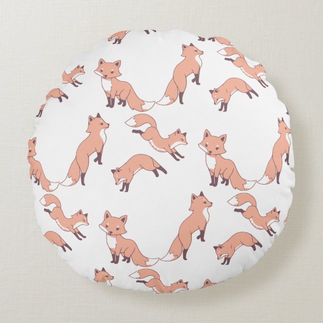 Altijd vooruit Sierkussen, Sierkussen 16 "x 16" Rond Kussen (Voorkant)