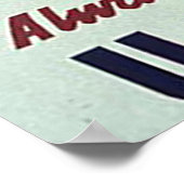 Altijd vooruitgaan met Amerikaanse mariniers Poster (Hoek)