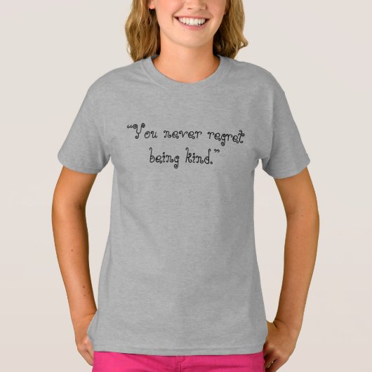 Altijd vriendelijk t-shirt (Voorkant)
