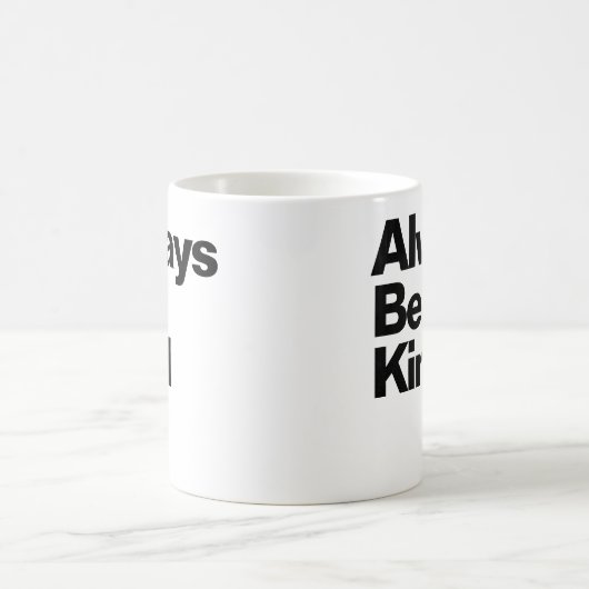 Altijd vriendelijke prijsaanduiding koffiemok (Center)