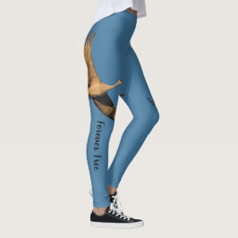 Altijd vrije kraan in vlucht Personaliseer tekst Leggings