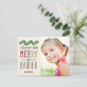 Altijd Vrolijk Vakantie Fotokaart Briefkaart (Staand voorkant)