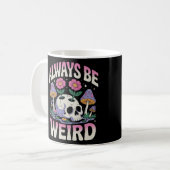 "Altijd Weird" Koffiemok (Voorkant links)