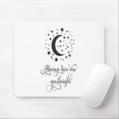 Altijd welterusten kussen muismat (Met muis)