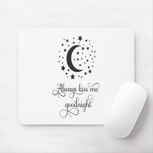 Altijd welterusten kussen muismat (Met muis)