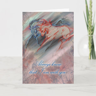 Altijd weten dat ik bij je ben kaart