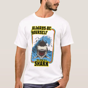 altijd zelf een haai zijn t-shirt