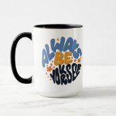 Altijd zelf - Motivatie prijsopgave Mok (Links)