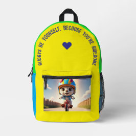 Altijd zijn.. bedrukte rugzak