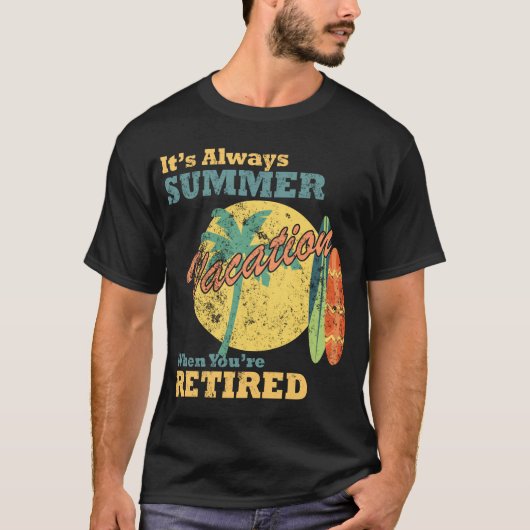 Altijd zomervakantie t-shirt (Voorkant)