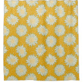 Altijd zonnebloem geel douchegordijn (Voorkant)