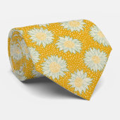 Altijd zonnebloem geel stropdas (Opgerold)