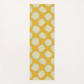 Altijd zonnebloem geel yogamat (Voorkant)