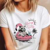 Altijd zoute wasbeer Tri-Blend shirt