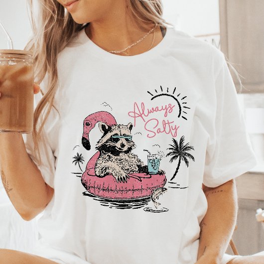 Altijd zoute wasbeer Tri-Blend shirt