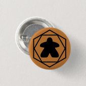Altijd zwart-wit-artikel ronde button 3,2 cm (Voorkant /achterkant)