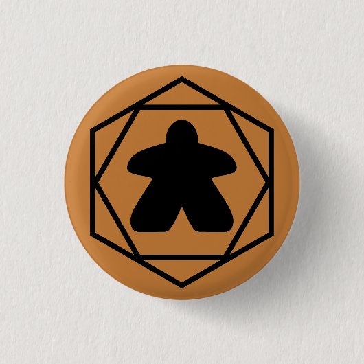 Altijd zwart-wit-artikel ronde button 3,2 cm (Voorkant)
