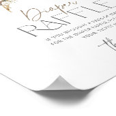 Altijdgroen Baby het is koud buiten luier raffle P Poster (Hoek)