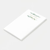 Altijdgroen Prettig Kerstfeest Post-it® Notes (Schuin)
