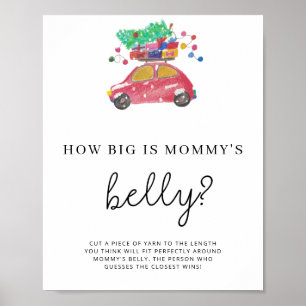 Altijdgroene hoe groot is mama's buik spel poster