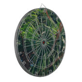 Altijdgroene naaldboom conifeer dartbord (Voorkant Links)