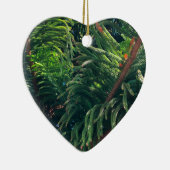 Altijdgroene naaldboom conifeer keramisch ornament (Rechts)