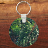 Altijdgroene naaldboom conifeer sleutelhanger (Voorkant)