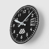 Altimeter clock ronde klok (Hoek)