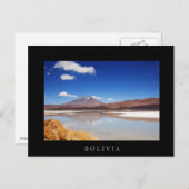 Altiplano-landschap met vulkaan in Bolivia Briefkaart (Voorkant / Achterkant)
