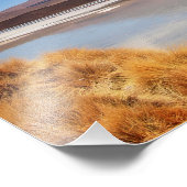 Altiplano-landschap met vulkaan in Bolivia Foto Afdruk (Hoek)