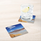 Altiplano-landschap met vulkaan in Bolivia Kartonnen Onderzetters (Insitu)