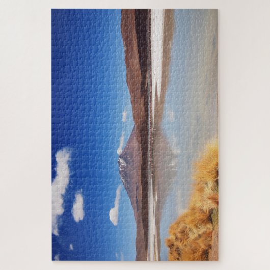 Altiplano-landschap met vulkaan in Bolivia Legpuzzel (Verticaal)