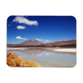 Altiplano-landschap met vulkaan in Bolivia Magneet (Horizontaal)