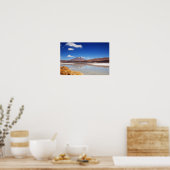 Altiplano-landschap met vulkaan in Bolivia Poster (Keuken)