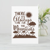 ALTJD TIJD VOOR DE BERGEN FEESTDAGENKAART (Staand voorkant)