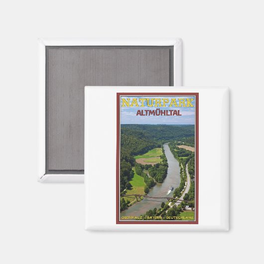 Altmühltal - Riviercruise Magneet (Voorkant / Achterkant)