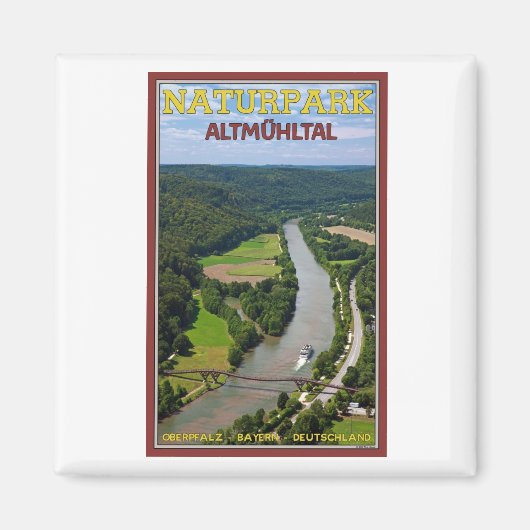 Altmühltal - Riviercruise Magneet (Voorkant)