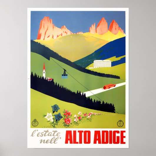 Alto Adige Italië Poster (Voorkant)