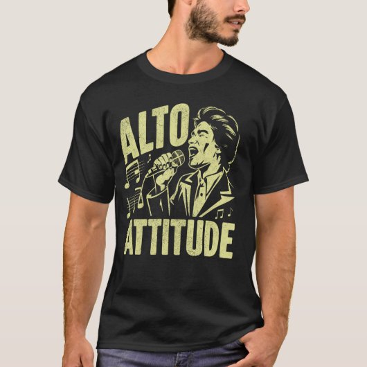 Alto Attitude Vocalist T-shirt (Voorkant)