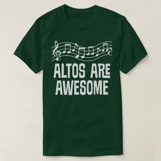 Alto Choir Singer T-shirt (Design voorkant)