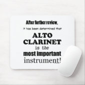 Alto Clarinet Belangrijkste instrument Muismat (Met muis)