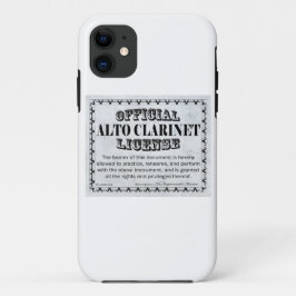 Alto Clarinet-licentie Case-Mate iPhone Case