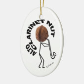 Alto Clarinet Nut! Keramisch Ornament (Links)