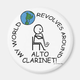 Alto Clarinet World revolt rond Magneet
