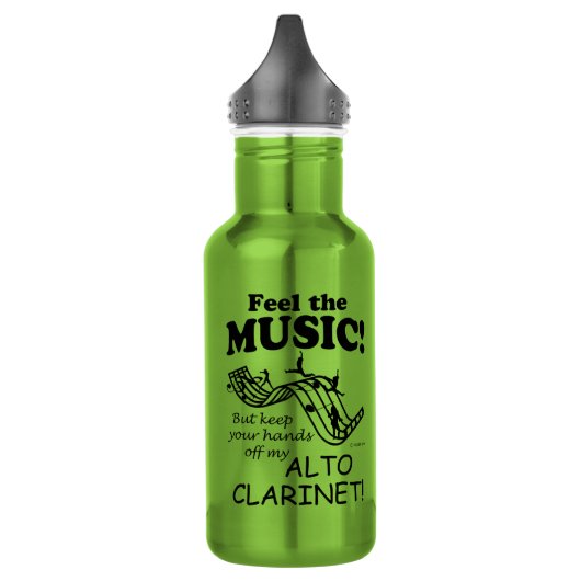 Alto Clarinet ziet de muziek Waterfles (Links)