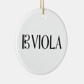 Alto Clef en Viola Keramisch Ornament (Rechts)