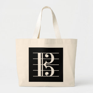 Alto Clef Grote Tote Bag