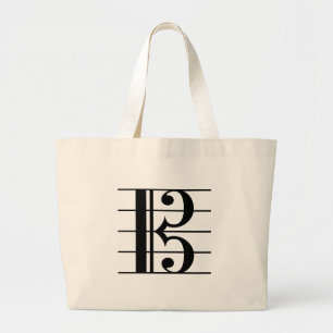 Alto Clef Grote Tote Bag