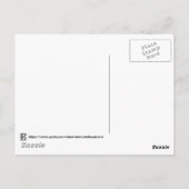 Alto Clef op Staff C-Clef Viola Music Zwart Wit Briefkaart (Achterkant)