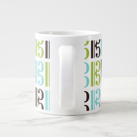 Alto Clef Pattern Grote Koffiekop (Achterkant)